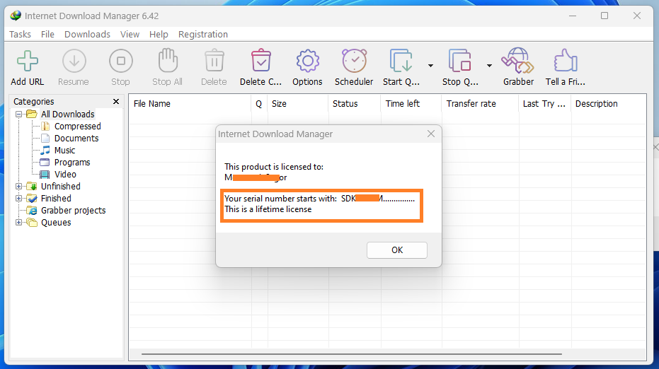 Internet Download Manager Lifetime key price in Bangladesh