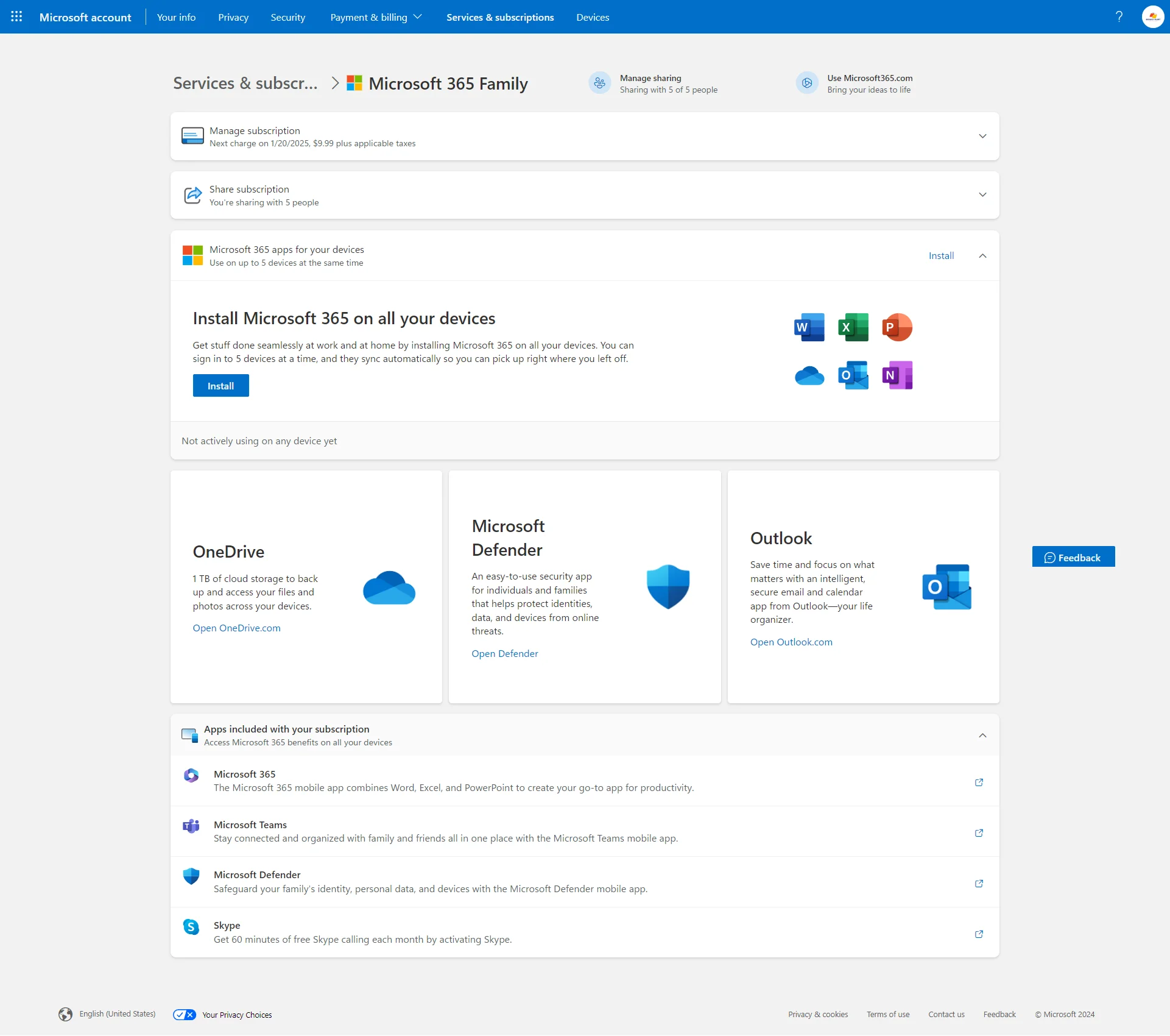 Microsoft office 365 Family Subscriptions By Bongo-Mart.com.bd